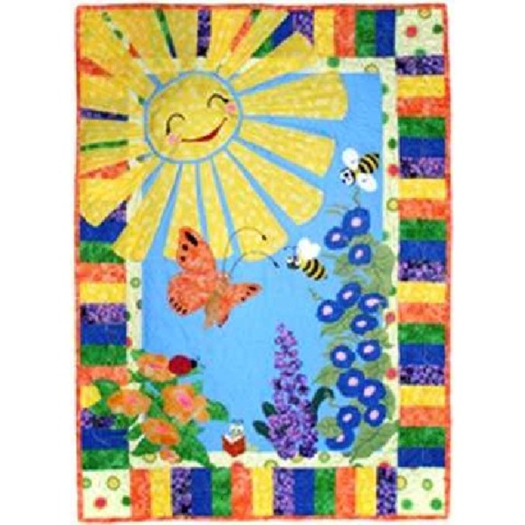 More The Merrier Design Quilt Pattern - Sun Shiny Day - Size 35 1/2" x 49" - Picture 2 of 3
